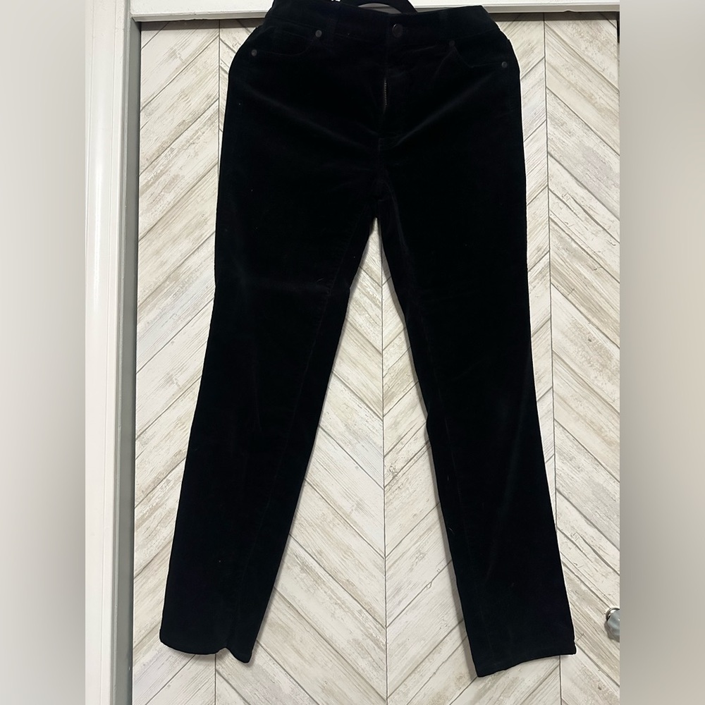 Talbots Midnight Velvet Trousers